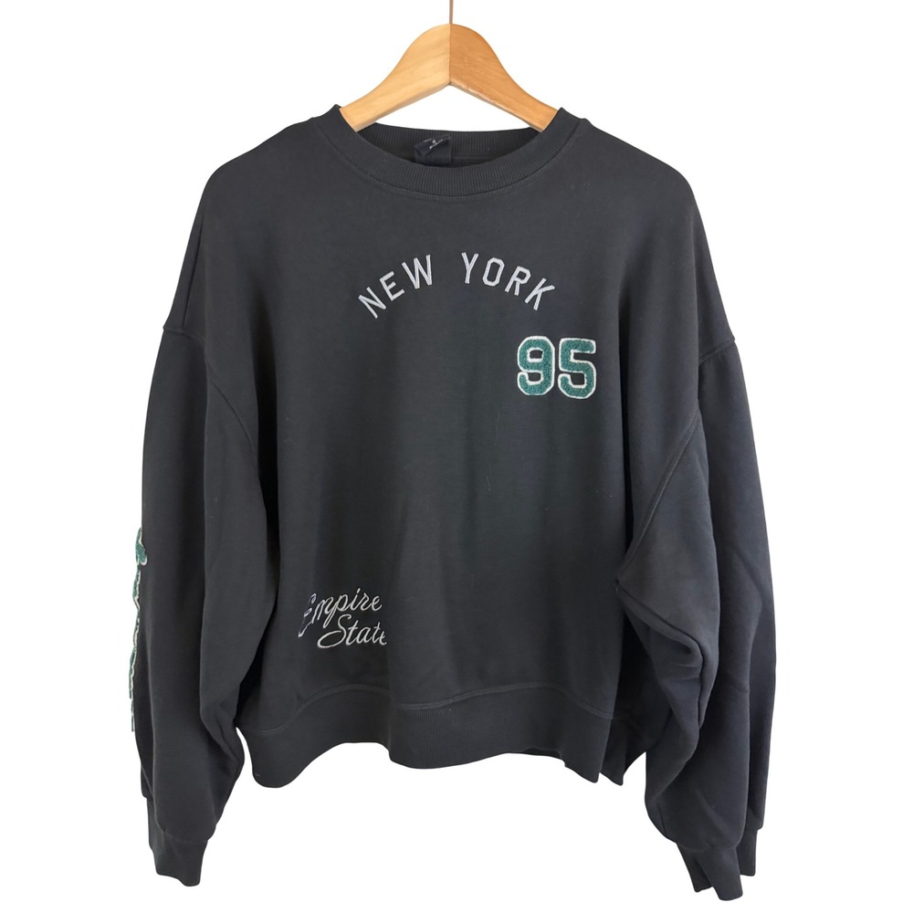 Pacsun Empire State NY Crew Neck Sweatshirt Women Size Medium